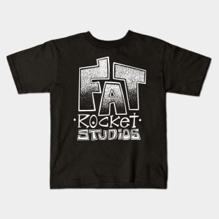 Fat Rocket Studios Logo - White Kids T-Shirt